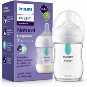 AVENT BIBERON NATUREL VALVE AIR FREE 0-3M SCY670 01 125ML