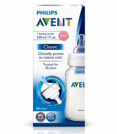 AVENT Biberon Anti-Colic 3M+ 330 ml-8710103868743