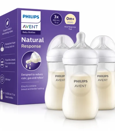 AVENT LOT DE 3 BIBERONS 1M+ SCY 903 03 260ML