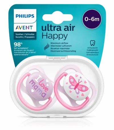 AVENT Sucette Fille Collection Maman 0-6M-8710103949190