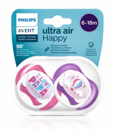 AVENT Sucette Fille Collection Papa 6-18M-8710103949268