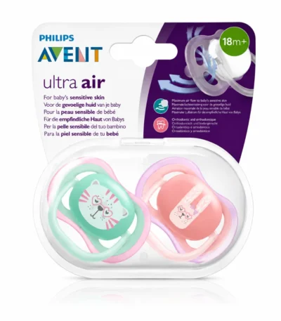 AVENT Sucette Ultra Air 18M+ Silicone-8710103896180