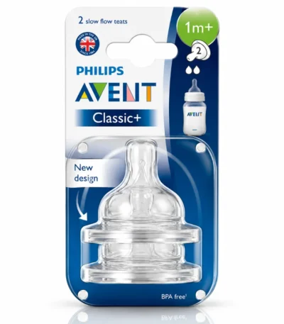 AVENT TETINE CLASSIC ANTI-COLIC 2PIECES 1M+ SCF632 27