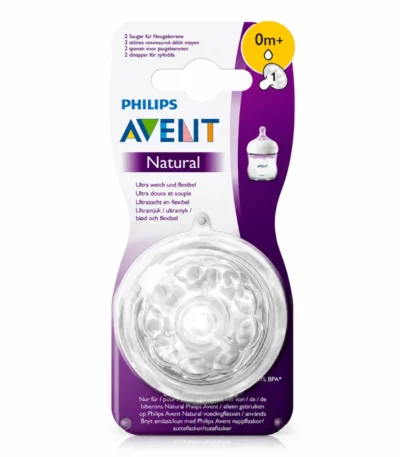 AVENT Tétine Natural 0M+ 2 pièces-8710103873853