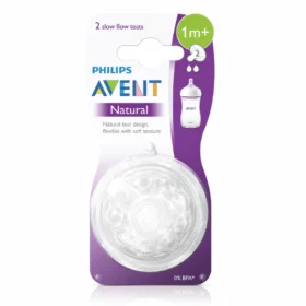 AVENT Tétine Natural 1M+ 2 pièces-8710103873914