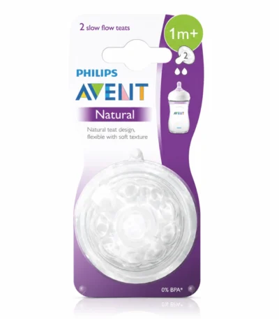 AVENT Tétine Natural 1M+ 2 pièces-8710103873914