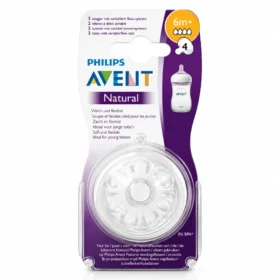 AVENT Tétine Natural 6M+ 2 pièces-8710103874034