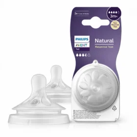 AVENT Tétine Natural Response 3M+ 2 pièces-8720689012041