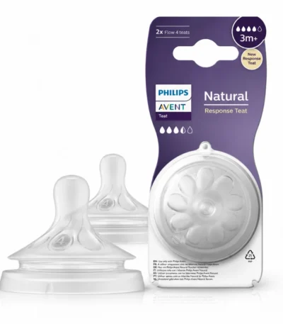 AVENT Tétine Natural Response 3M+ 2 pièces-8720689012041