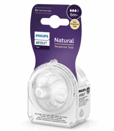 AVENT Tétine Natural Response 6M+ 2 pièces-8720689012058