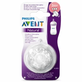 AVENT Tétines Natural Débit Variable 3M+ 2pcs-8710103874096
