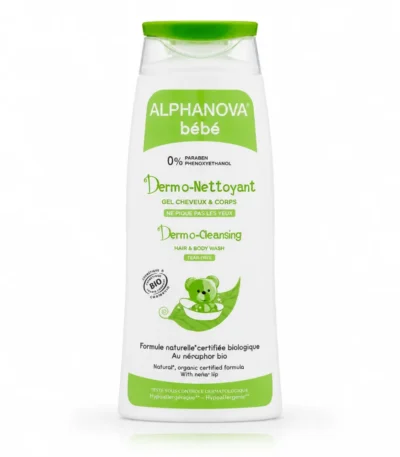 Alphanova Bébé Dermo-nettoyant cheveux et corps 200ml-3760075070366