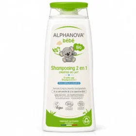 Alphanova Bébé Shampooing bébé bio 2 en 1 – croûtes de lait-3760075070304