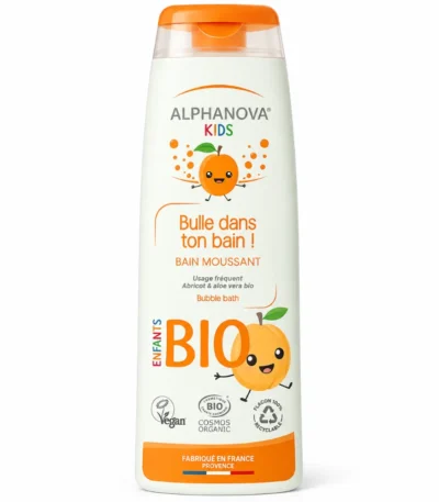 Alphanova Kids Bulle dans ton bain ! Bain moussant bio Abricot 250ml-3760075070526