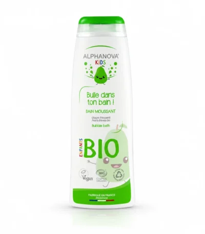 Alphanova Kids Bulle dans ton bain ! Bain moussant bio Poire 250ml-3760075072254