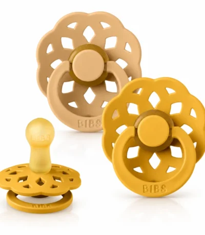 BIBS 02 SUCETTES BOHEME PACIFIER DESERT SAND HONEY BEE SIZE 2-5713795231690