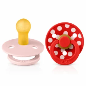 BIBS 02 SUCETTES COLOUR NATURAL RUBBER BLOSSOM CANDY APPLE SIZE1 0M+-5713795276516