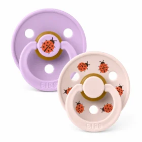 BIBS 02 SUCETTES COLOUR NATURAL RUBBER SIZE 1 VIOLET SKY MIX 0M+-5713795270682