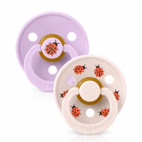 BIBS 02 SUCETTES COLOUR NATURAL RUBBER SIZE 2 VIOLET SKY MIX 6M+-5713795270699