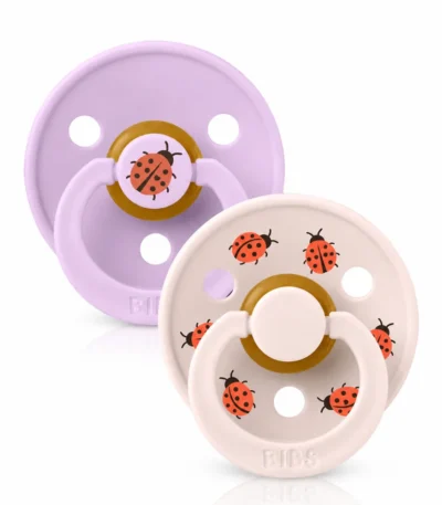 BIBS 02 SUCETTES COLOUR NATURAL RUBBER SIZE 2 VIOLET SKY MIX 6M+-5713795270699