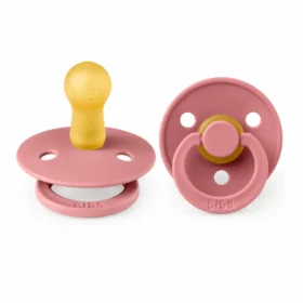 BIBS 02 SUCETTES COLOUR PACIFIER DUSTY PINK CORAL SIZE 1 0M+-5713795255184