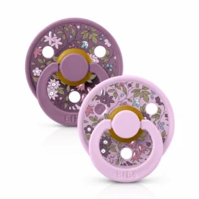 BIBS 02 SUCETTES COLOUR PACIFIER LIBERTY CHAMOMILE LAWN VIOLET SKY MIX SIZE 2 6M+-5713795256129
