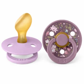 BIBS 02 SUCETTES COLOUR PACIFIER LIBERTY CHAMOMILE VIOLET SKY MIX SIZE 2 6M+-5713795255931