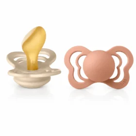 BIBS 02 SUCETTES COUTURE PACIFIER VANILLA PEACH SIZE 1-5713795204199