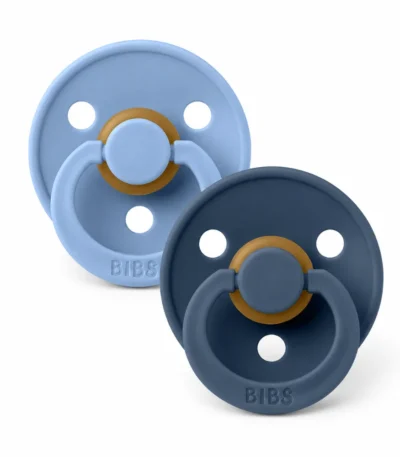 BIBS 02 SUCETTES NATURAL RUBBER BLUE SIZE 1-5713795214815