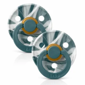 BIBS 02 SUCETTES PACIFIER FOREST LAKE WHITE SIZE 2-5713795234967