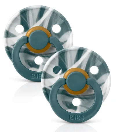 BIBS 02 SUCETTES PACIFIER FOREST LAKE WHITE SIZE 2-5713795234967