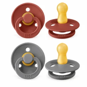 BIBS 02 SUCETTES PACIFIER RUST SMOKE 6M+ SIZE 2-5713795120222