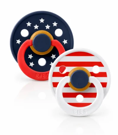 BIBS 02 SUCETTES PACIFIER STAR STRIPES SIZE 1-5713795230846