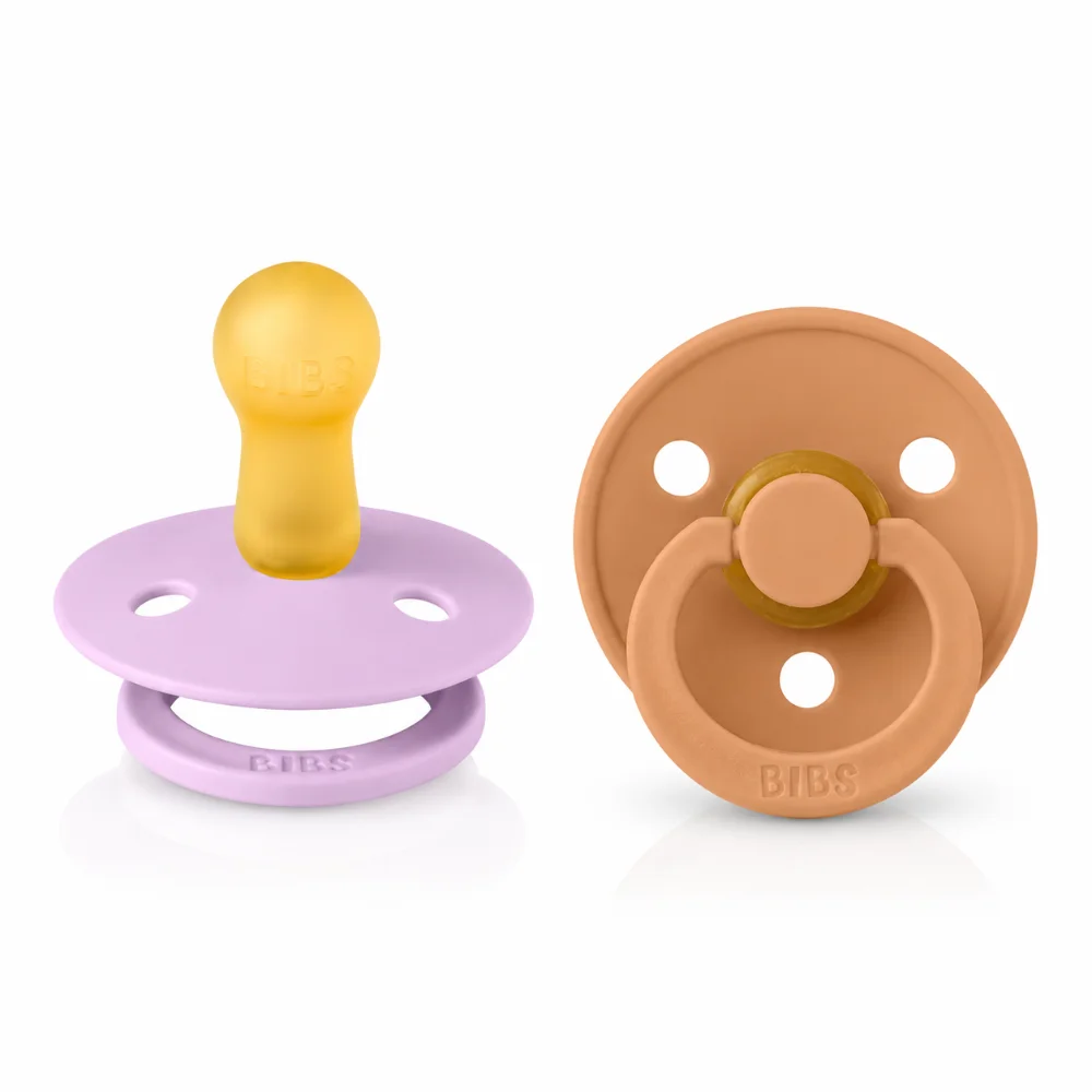 BIBS 2 SUCETTES COLOUR NATURAL RUBBER VIOLET SKY PUMPKIN SIZE 2 BIBS 2 SUCETTES COLOUR NATURAL RUBBER VIOLET SKY PUMPKIN SIZE 2