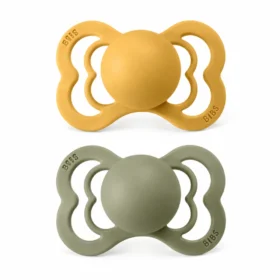 BIBS 2 SUCETTES SUPREME COLLECTION HONEY BEE OLIVE SIZE 1-5713795204717