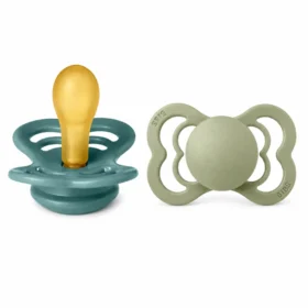 BIBS 2 SUCETTES SUPREME PACIFIER ISLAND SEA SAGE SIZE 2-5713795217007