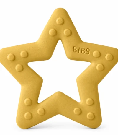 BIBS BABY BITIE ANNEAU DENTITION ETOILE JAUNE-5713795219971