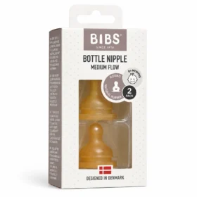 BIBS BOTTLE NIPPLE TETINES MEDIUM FLOW LOT DE 2-5713795220878