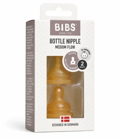 BIBS BOTTLE NIPPLE TETINES MEDIUM FLOW LOT DE 2-5713795220878