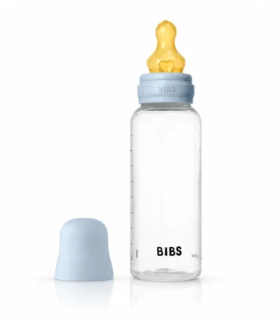 BIBS Biberon Latex Medium Flow Baby Blue 270 ml-5713795265367