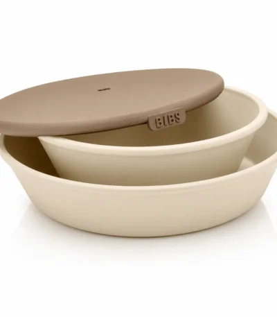 BIBS MINI MEAL DINNER SET LOT DASSIETTES 3 PIECES VANILLA-5713795230976