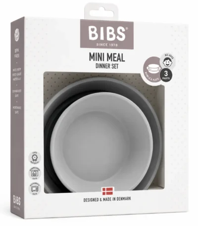 BIBS SET ASSIETTE ET BOL CLOUD 3 PIECES-5713795231003