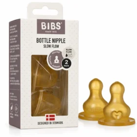 BIBS TETINE POUR BIBERON A DEBIT LENT 2 PIECES-5713795220861