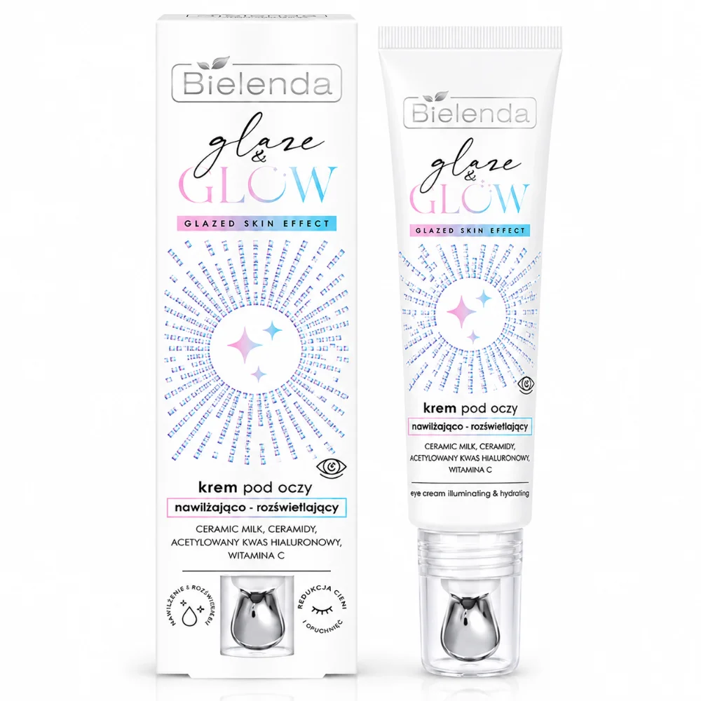 BIELENDA GLAZE & GLOW CREME CONTOUR DES YEUX HYDRATANTE ET ILLUMINATRICE 15ML BIELENDA GLAZE & GLOW CREME CONTOUR DES YEUX HYDRATANTE ET ILLUMINATRICE 15ML-5902169059477