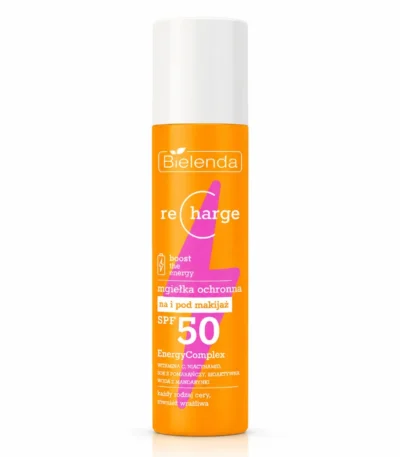 BIELENDA RECHARGE BOOST – BRUME VISAGE PROTECTRICE SPF50- 75ML-5902169061555