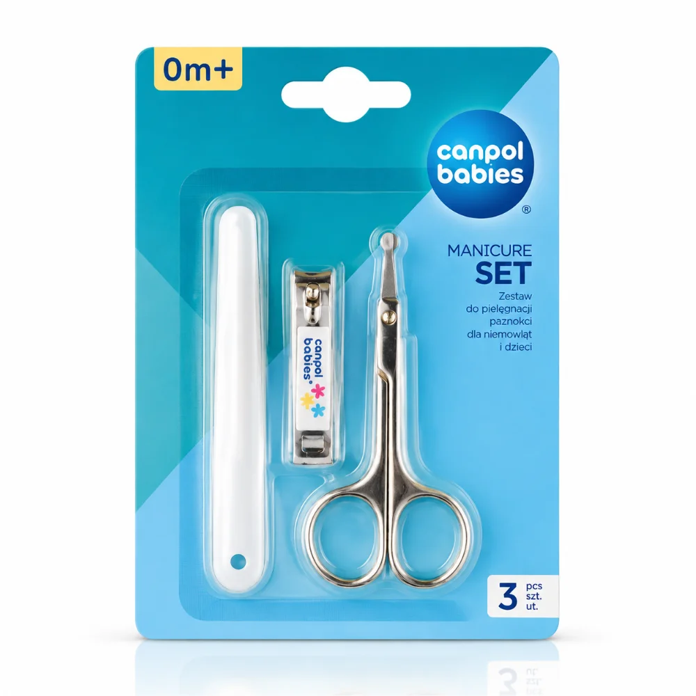 CANPOL BABIES SET CISEAU BEBE+COUPE ONGLES+LIME