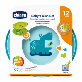 CHICCO - ENSEMBLE DE DEUX ASSIETTES +12MOIS-8058664086580