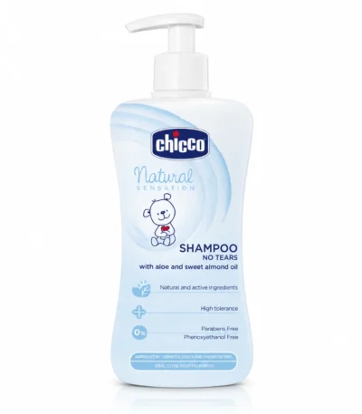 CHICCO NATURAL SENSATION – SHAMPOOING SANS LARMES +0MOIS 300ML-8058664066612