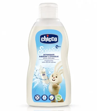 CHICCO SENSITIVE - LESSIVE BIBERON ET VAISSELLE 300ML-8058664095186