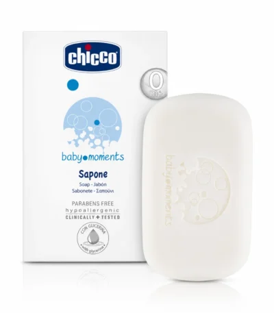 CHICCO – SAVON BABY MOMENTS 100GR-8059147053785